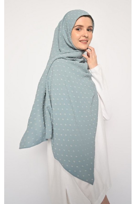 Faradhita Pasmina Instan Dusty Blue